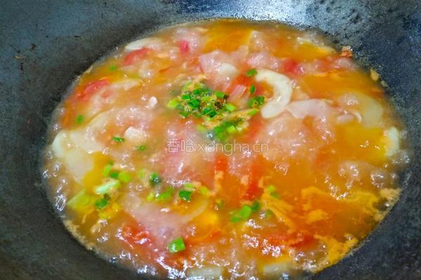 番茄黄瓜肉片汤的做法图解17
