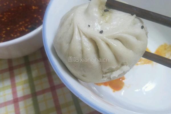 茄子馅儿素包子