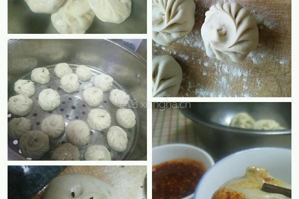 茄子馅儿素包子的做法图解9