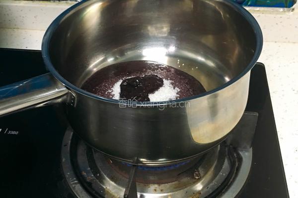 蓝莓慕斯蛋糕+6寸方模的做法图解9