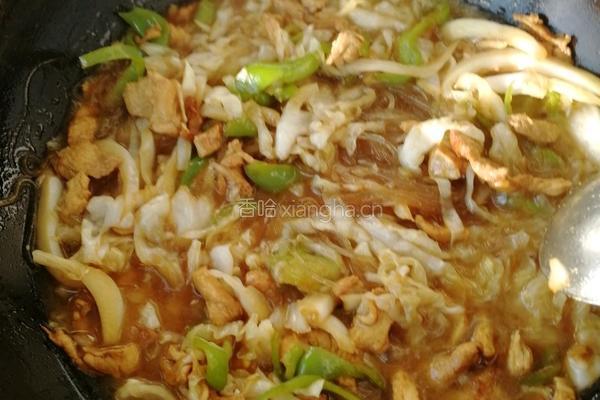 酸菜粉条肉的做法图解11