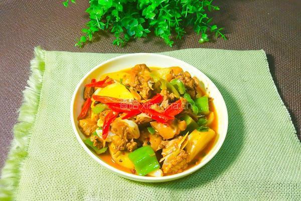 土豆烧鸡肉的做法图解12