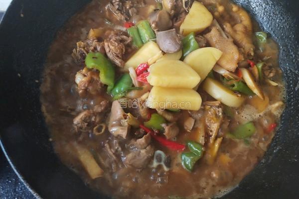 土豆烧鸡肉的做法图解10