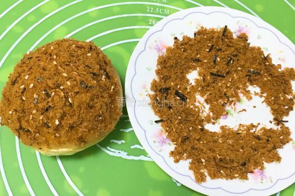 海苔芝麻肉松全麦包的做法图解30
