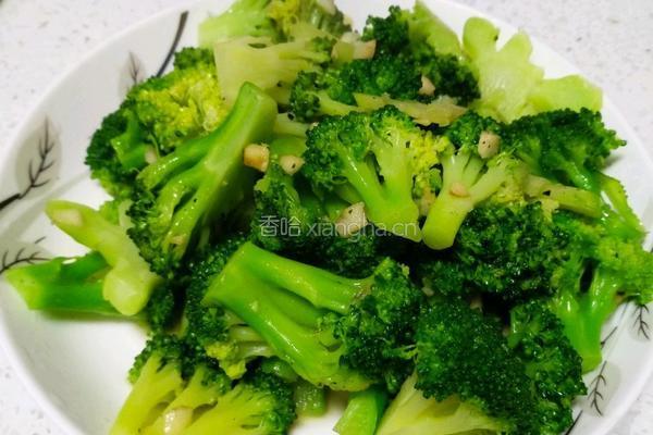 素炒西蓝花的做法图解8