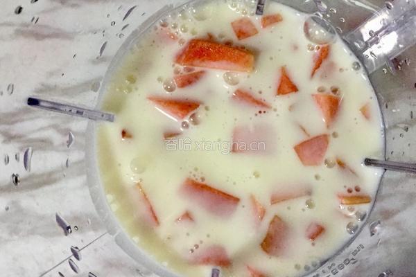 水蜜桃酸奶雪糕的做法图解4