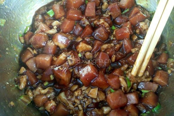 山东肉块大包子 的做法图解12