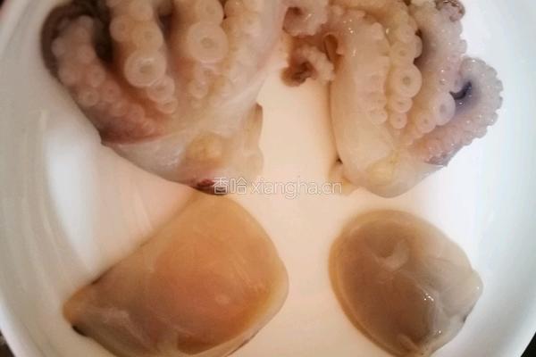 韭苔爆炒八爪鱼的做法图解3