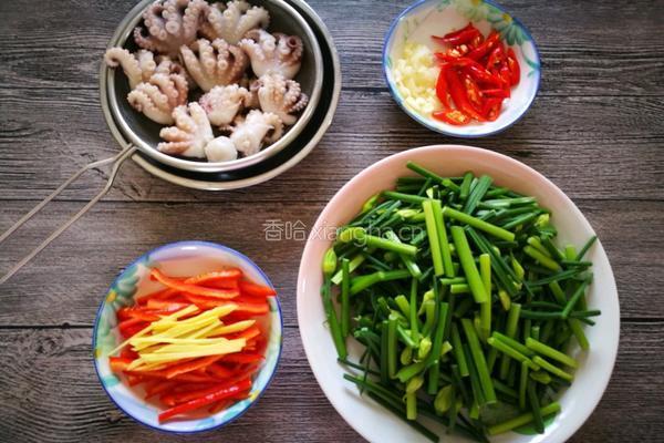 韭苔爆炒八爪鱼的做法图解7