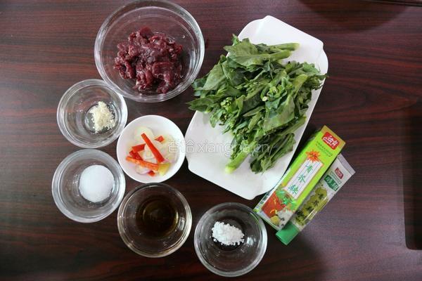 双芥烩牛肉的做法图解1