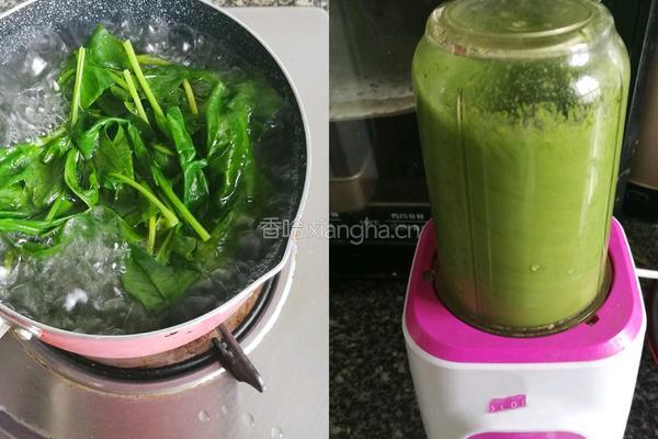 菠菜汁蛋卷的做法图解1