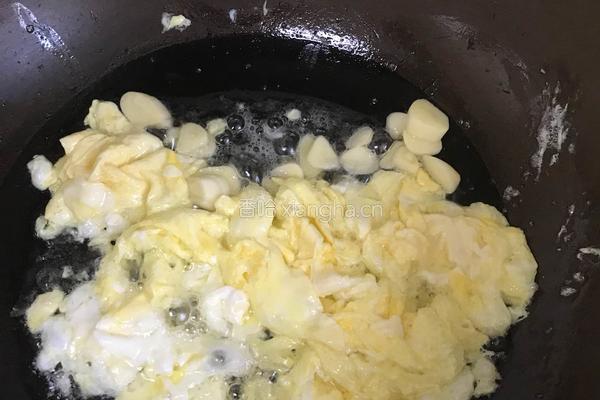 空心菜炒鸡蛋的做法图解4