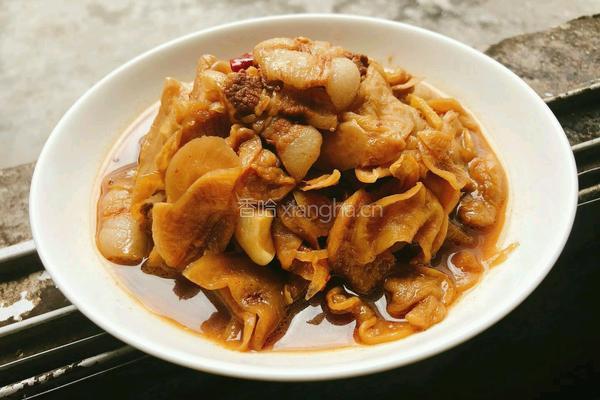 新鲜肉炖干萝卜片的做法图解11