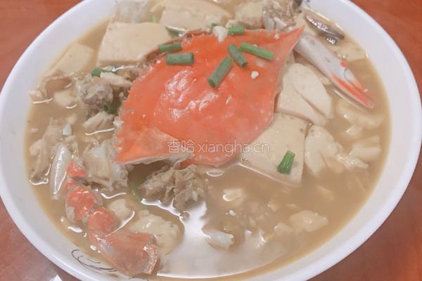 家烧豆腐江蟹的做法图解10