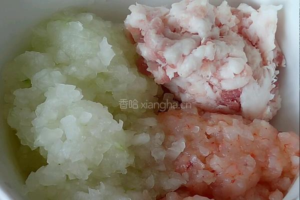 冬瓜虾仁鲜肉馄饨的做法图解1