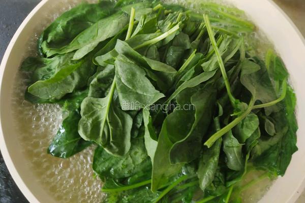 菠菜拌宽粉的做法图解5