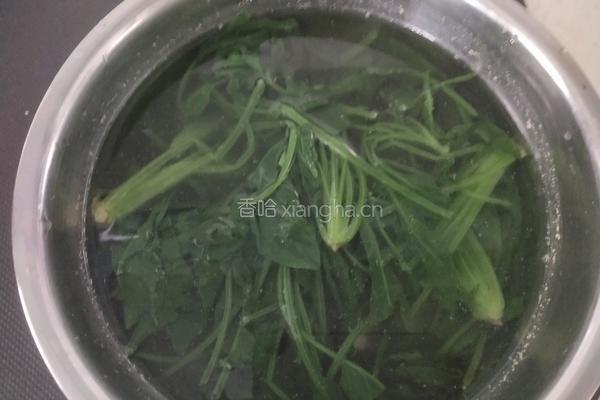 菠菜拌宽粉的做法图解6