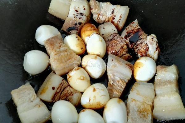 鹌鹑蛋烧肉的做法图解8