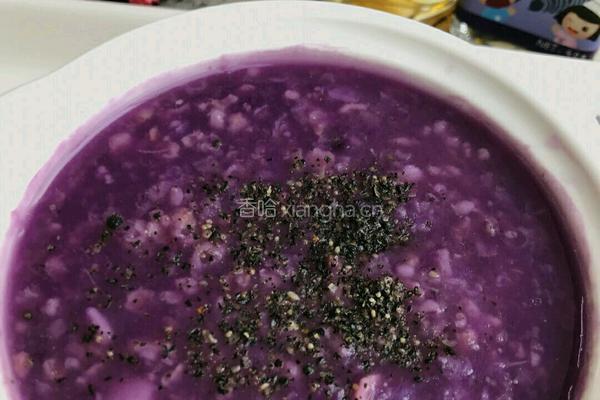 山药紫薯燕麦粥的做法图解6