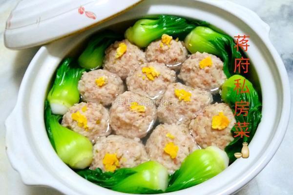 清炖扬州狮子头（葵花大斩肉）的做法图解4