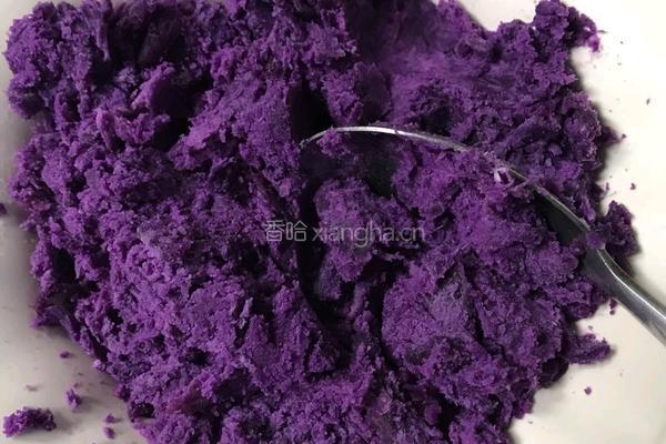 蜂蜜山药紫薯糕的做法图解4