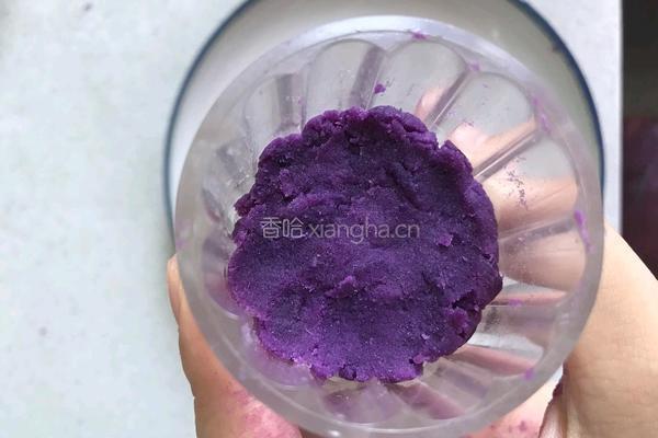 蜂蜜山药紫薯糕的做法图解7