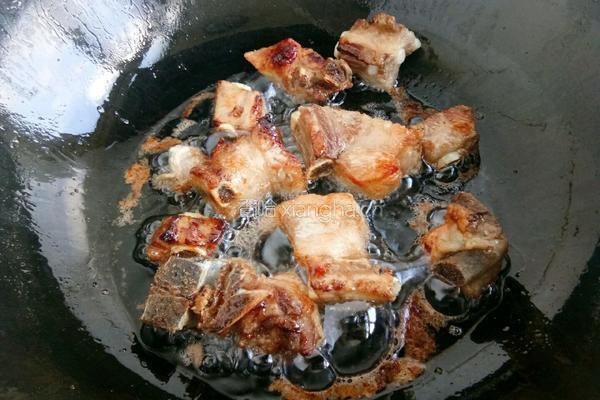 排骨豆角焖面的做法图解3