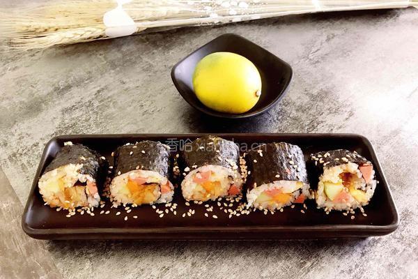 韩式紫菜包饭的做法图解13