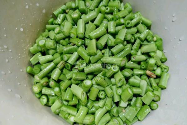 豆角炒鸡蛋的做法图解3