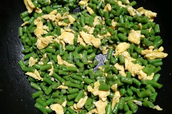 豆角炒鸡蛋的做法图解10