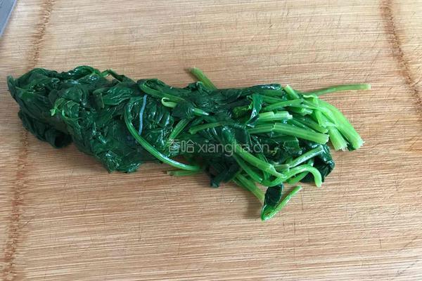 芥末拌菠菜粉丝花生 的做法图解11