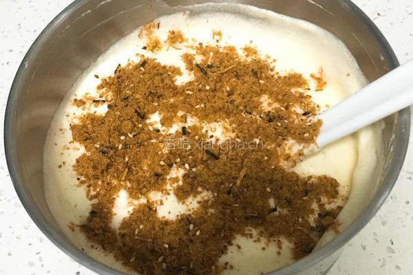 海苔芝麻肉松蛋糕的做法图解13