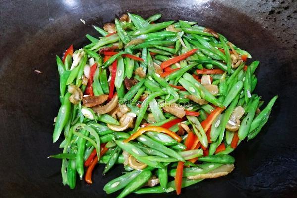 油渣炒四季豆的做法图解11