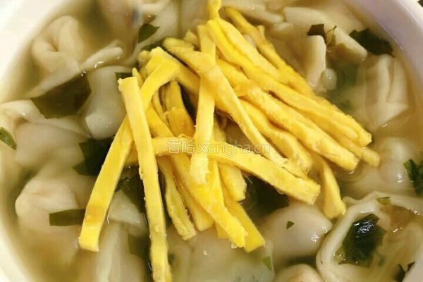 鸡蛋裙带菜小馄饨的做法图解19