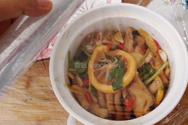 酸辣鸡爪的做法图解16