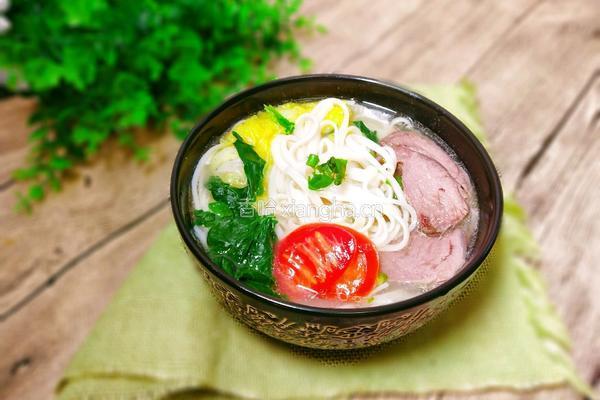 牛肉骨汤面的做法图解14
