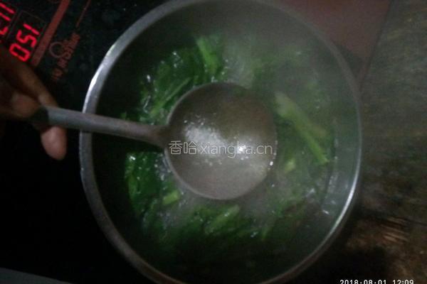 青菜汤的做法图解6