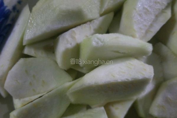 清炒丝瓜的做法图解3