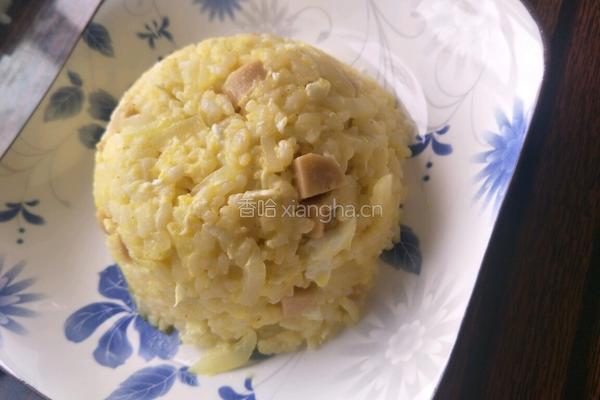 鸡蛋炒饭的做法图解8