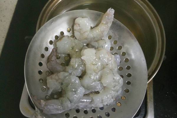 平底锅蘑菇鲜虾披萨的做法图解11