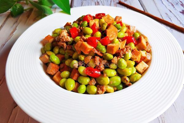 肉沫毛豆炒香干的做法图解11