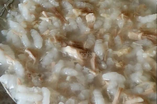 丝瓜瘦肉粥的做法图解4