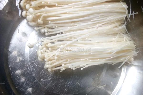 炸金针菇的做法图解2