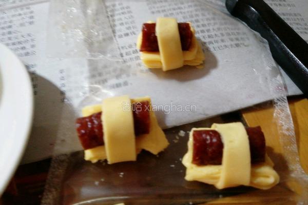 芝士肉棒包(出游便当)的做法图解7