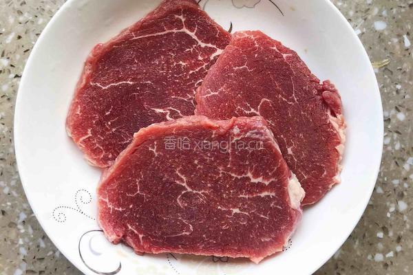 香煎牛肉片的做法图解2