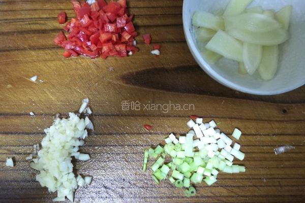 仔姜拌毛豆的做法图解3