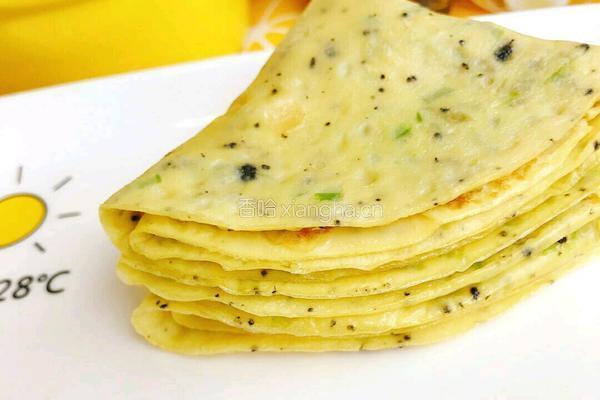 丝瓜蛋饼的做法图解11