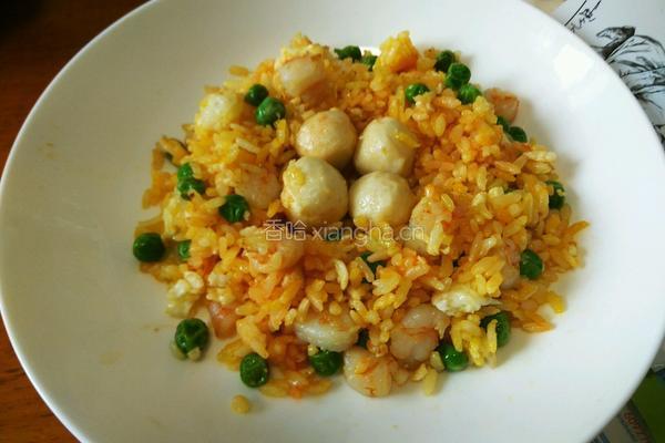 豪华黄金蛋炒饭的做法图解10