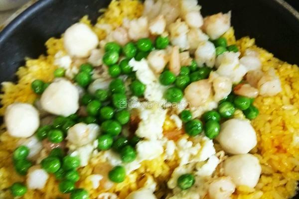 豪华黄金蛋炒饭的做法图解8