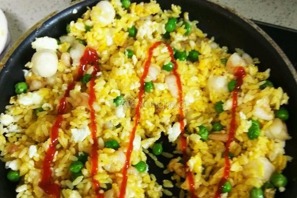 豪华黄金蛋炒饭的做法图解9